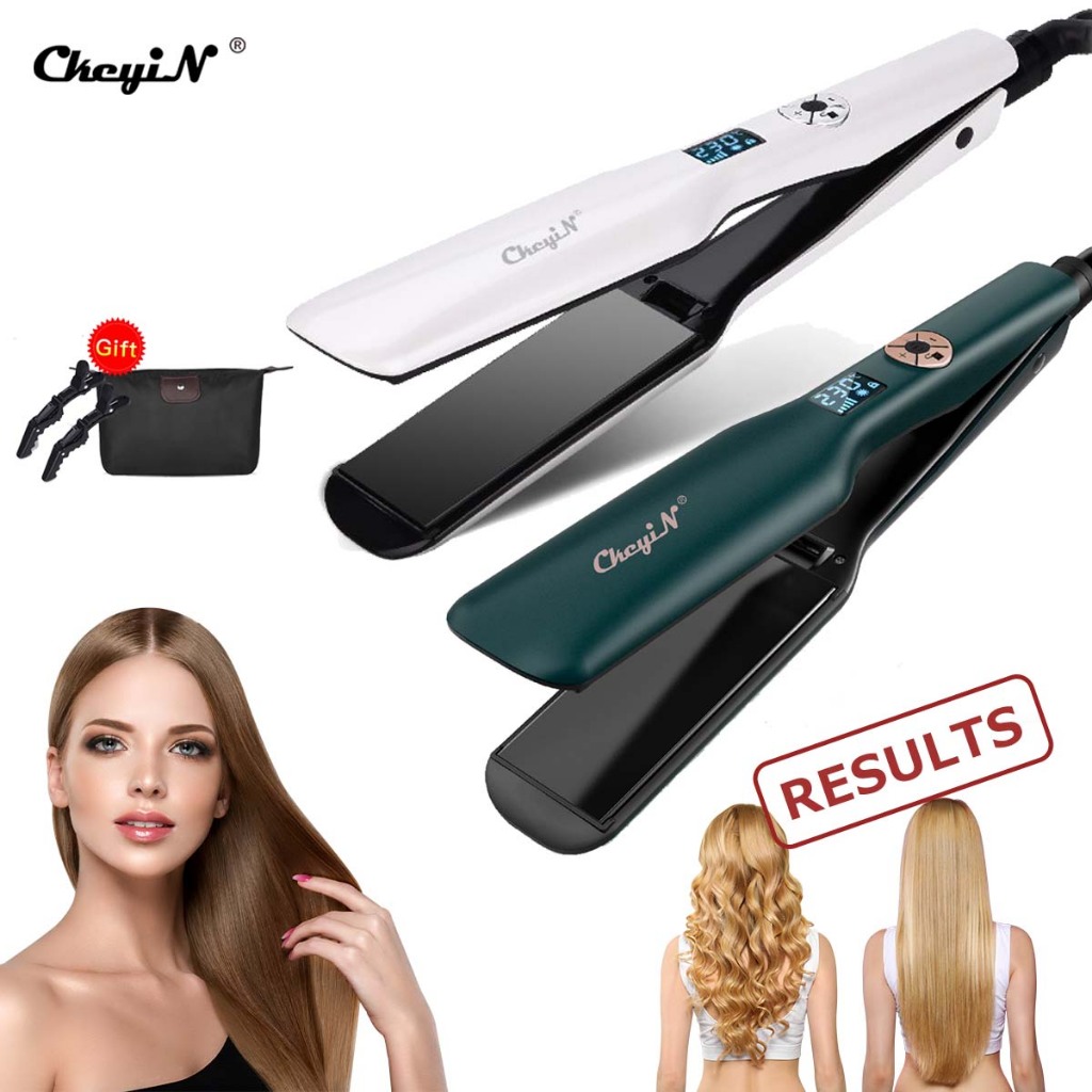 Jual CkeyiN Catokan Pelurus Rambut 44MM Ceramic Hair Straight 2 in 1 ...