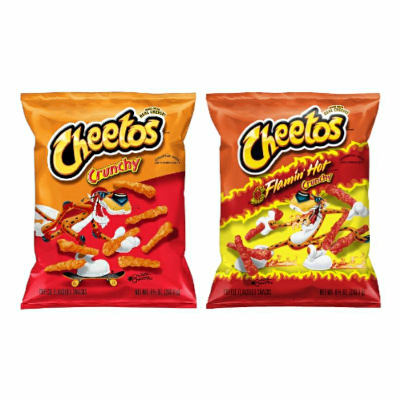 Jual Cheetos Flamin Hot Crunchy Cheese Snack Keju | Shopee Indonesia