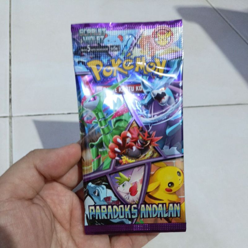 Jual Booster kartu Pokemon TCG Indonesia seri Paradoks Andalan | Shopee ...