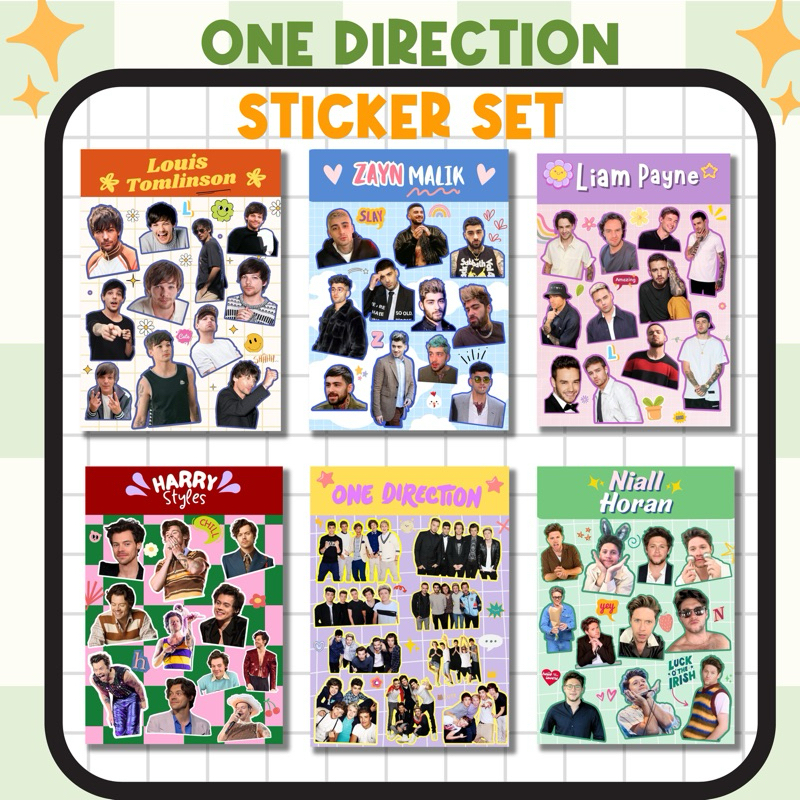 Jual One Direction Sticker Set (NO CUTTING) | Shopee Indonesia