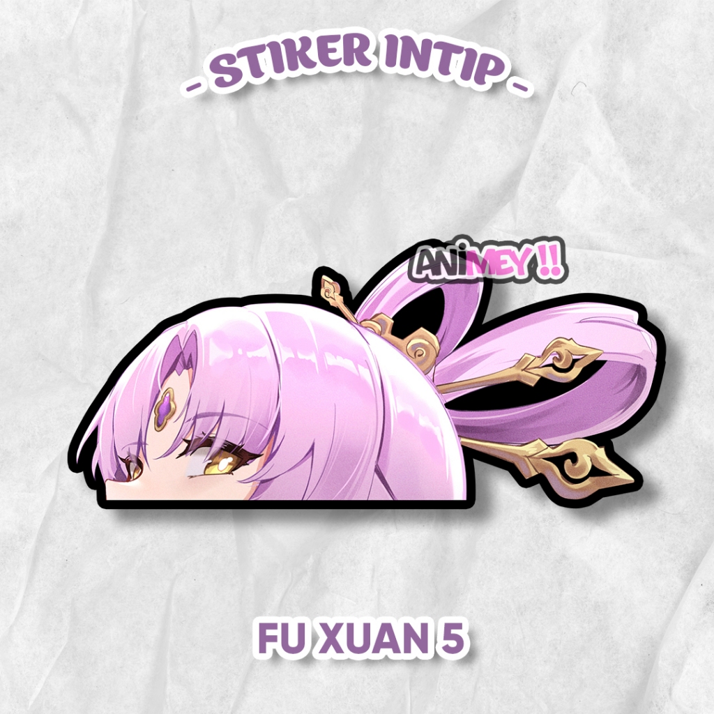 Jual Stiker Intip Fu Xuan Honkai Star Rail / Sticker Anime Waterproof ...