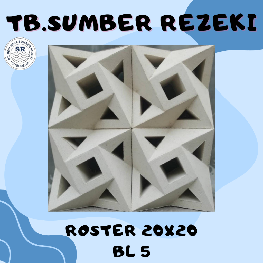 Jual ROSTER BETON MINIMALIS MODEL TERBARU / ROSTER BL 5/LUBANG ANGIN ...