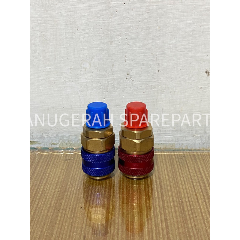 Jual Adaptor R134 Quick coupler Low dan high QC 12 Adaptor Mobil ...