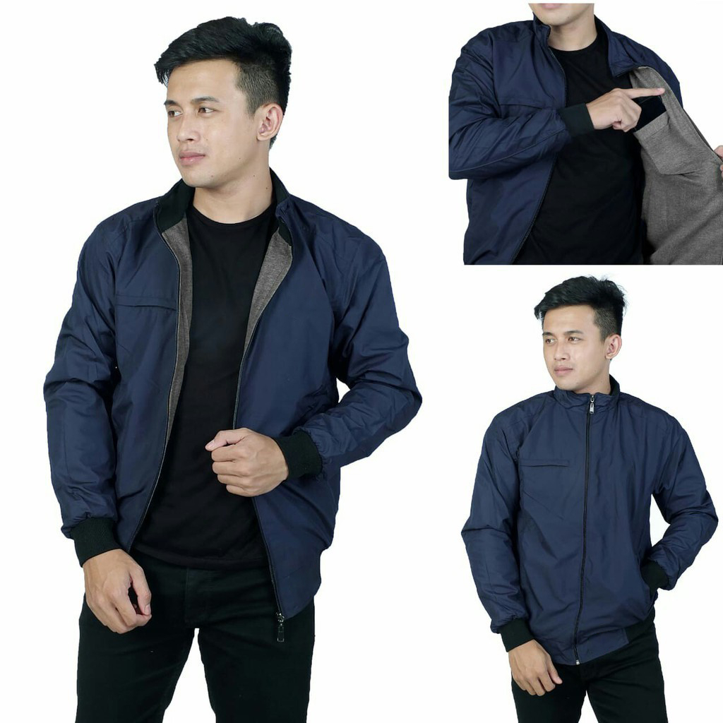 Jual JAKET BOMBER ANTI AIR WATERPROOF CASUAL SIMPLE REBEL ID JAKET ...