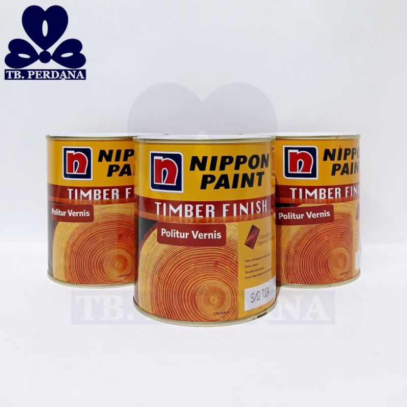 Jual Politur Vernis TIMBER FINISH Nippon Paint Cat Varnish Kayu