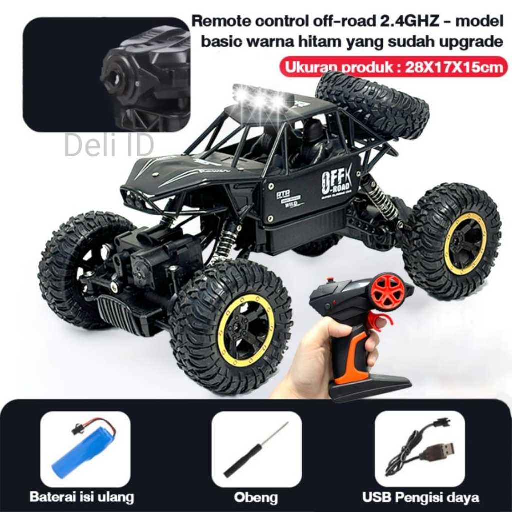 Jual MOBIL REMOTE REMOT CONTROL KONTROL RC OFFROAD 4WD METAL ALLOY 2.4 ...