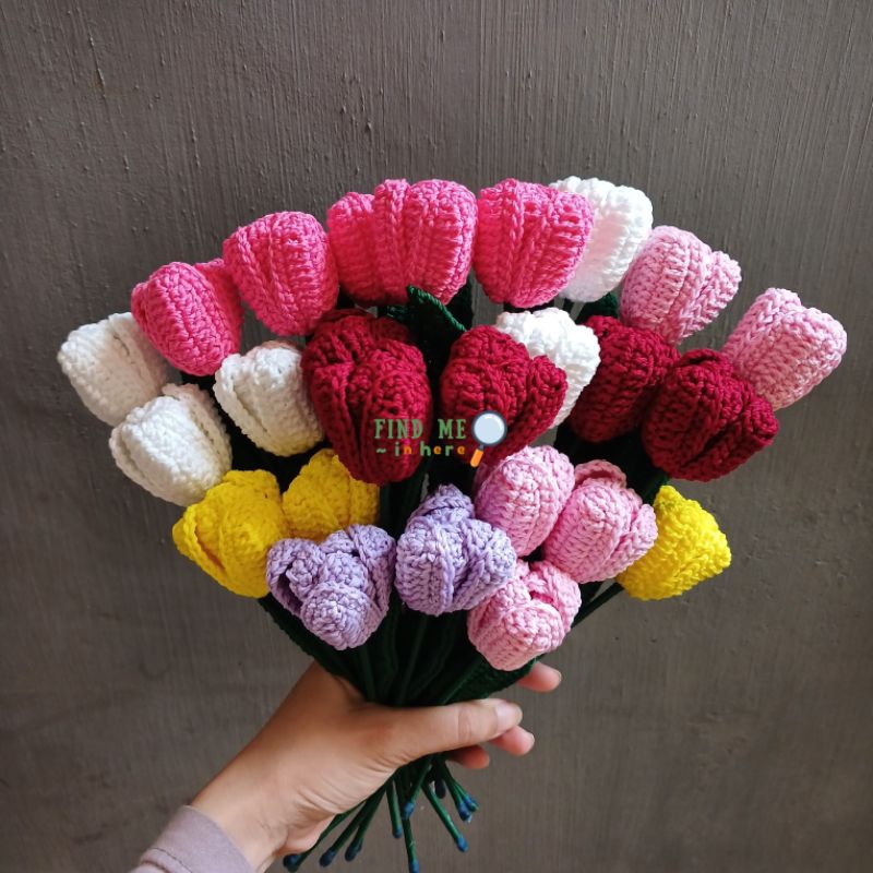 Jual Bunga Rajut/Crochet Flower Murah | Shopee Indonesia