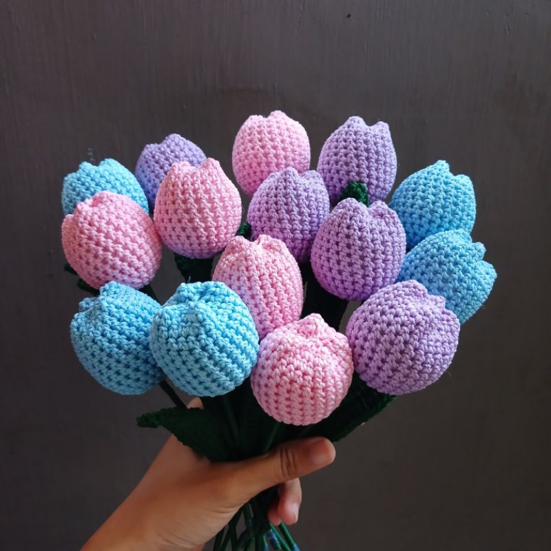 Jual Bunga Rajut/Crochet Flower Murah | Shopee Indonesia
