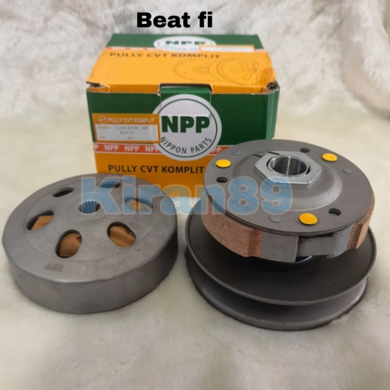 Jual PULLY PULY PULI PULLEY CVT KOMPLIT BELAKANG ASSY BEAT FI SCOOPY FI ...