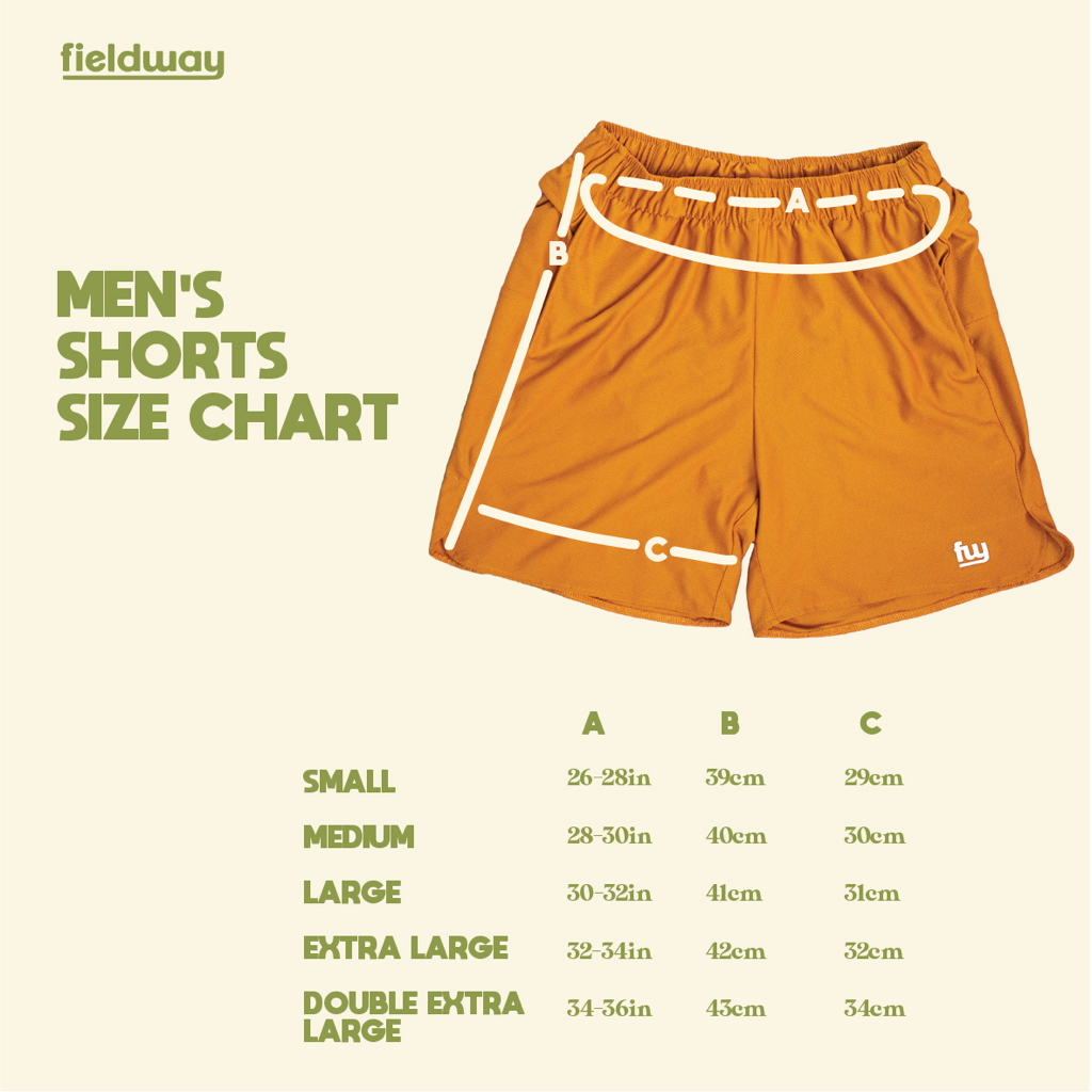 Jual Fieldway Men's Shorts in Dark Salmon | Shopee Indonesia
