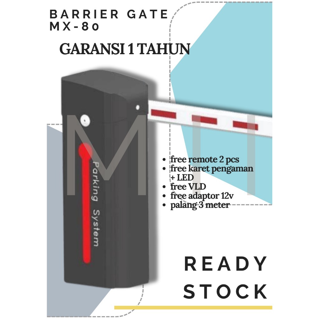 Jual BARRIER GATE MX80 / Palang parkir / Palang otomatis Shopee