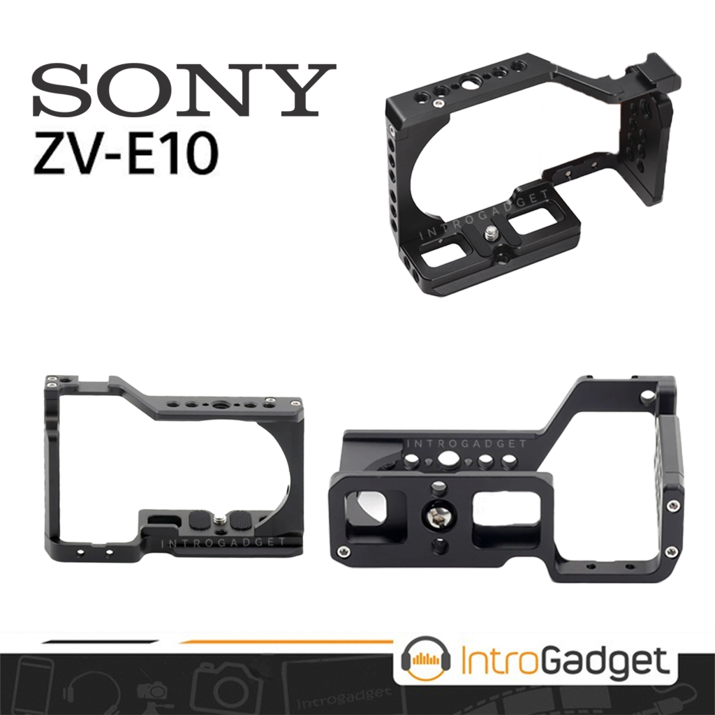 Jual Cage Rig Sony ZV E10 SmallRig UURig Andoer Plate Metal | Shopee ...