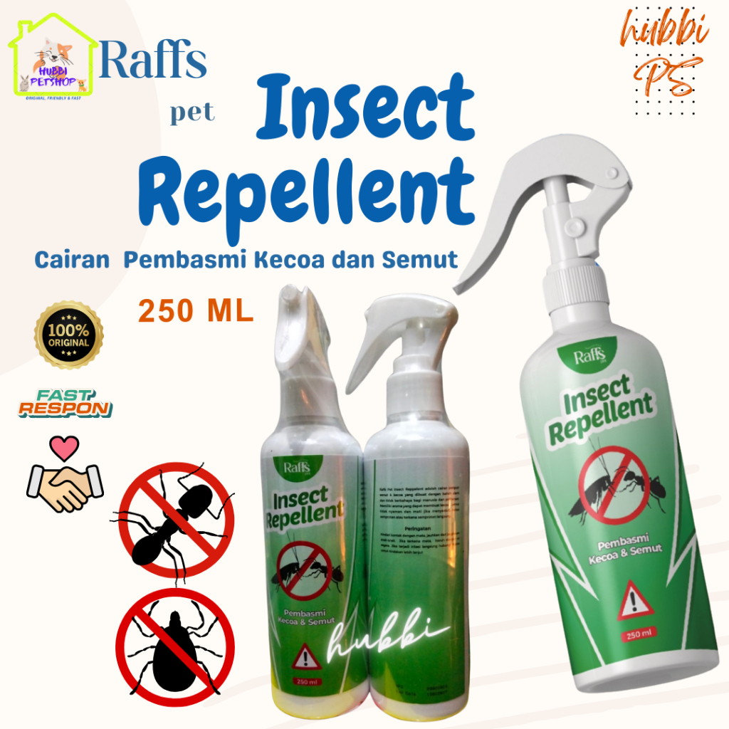 Jual Raffs Insect Repellent - Anti Kecoa dan Semut Spray 250ml ...