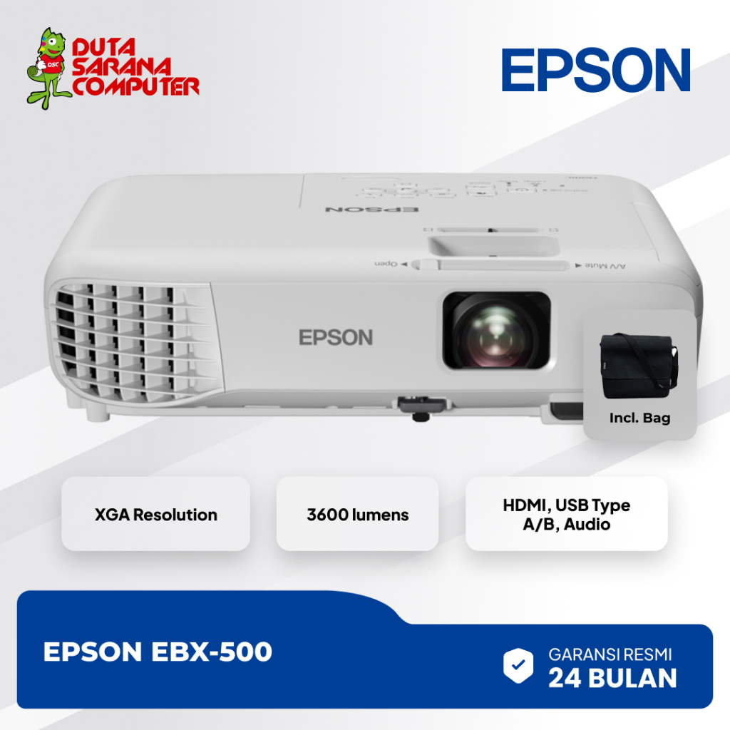 Jual Projektor Epson EB - X500 X-500 X 500 PENGGANTI X400 XGA 3600 ...