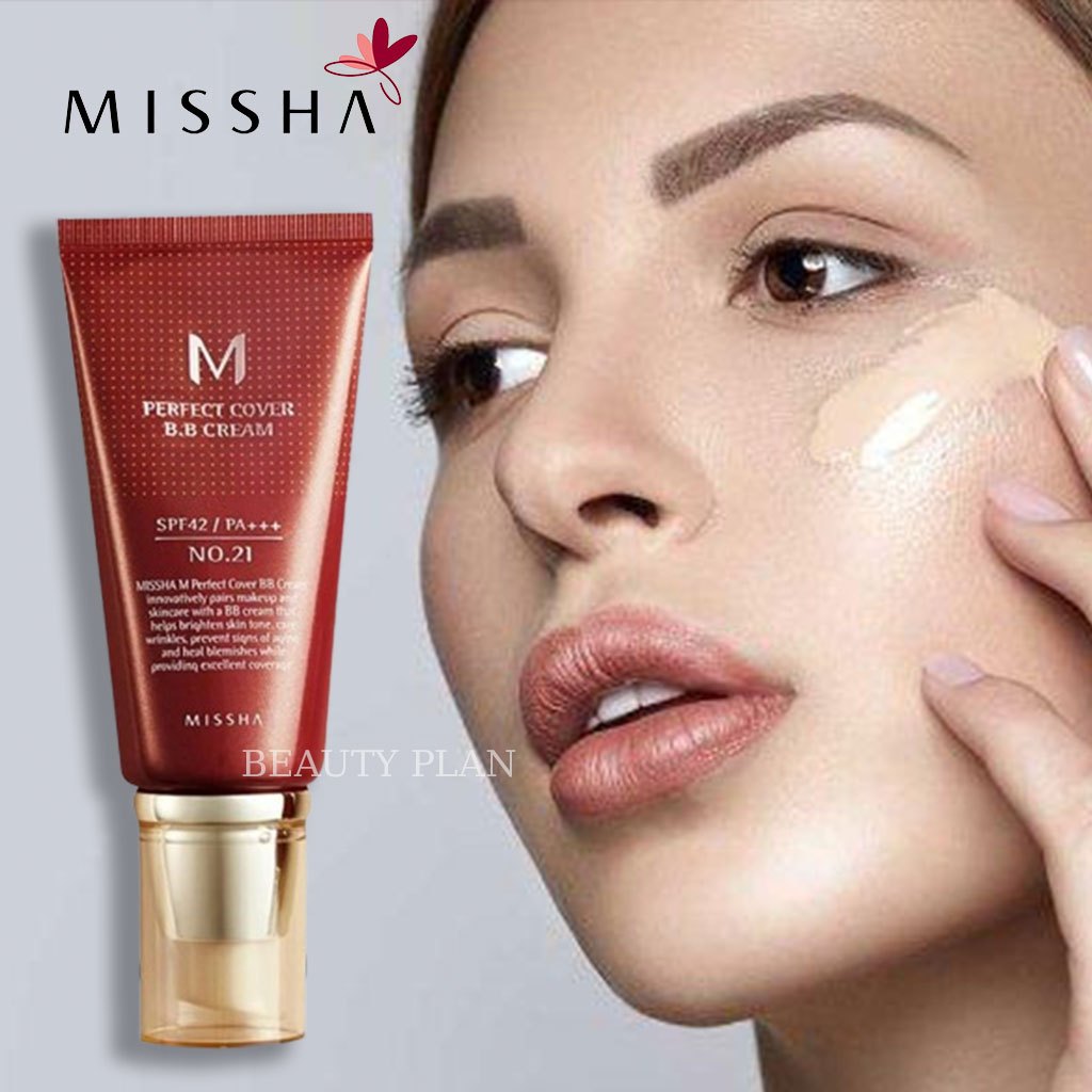 Jual MISSHA PERFECT COVER BB CREAM SPF42/PA+++ (50ML) perfect high coverage foundation long
