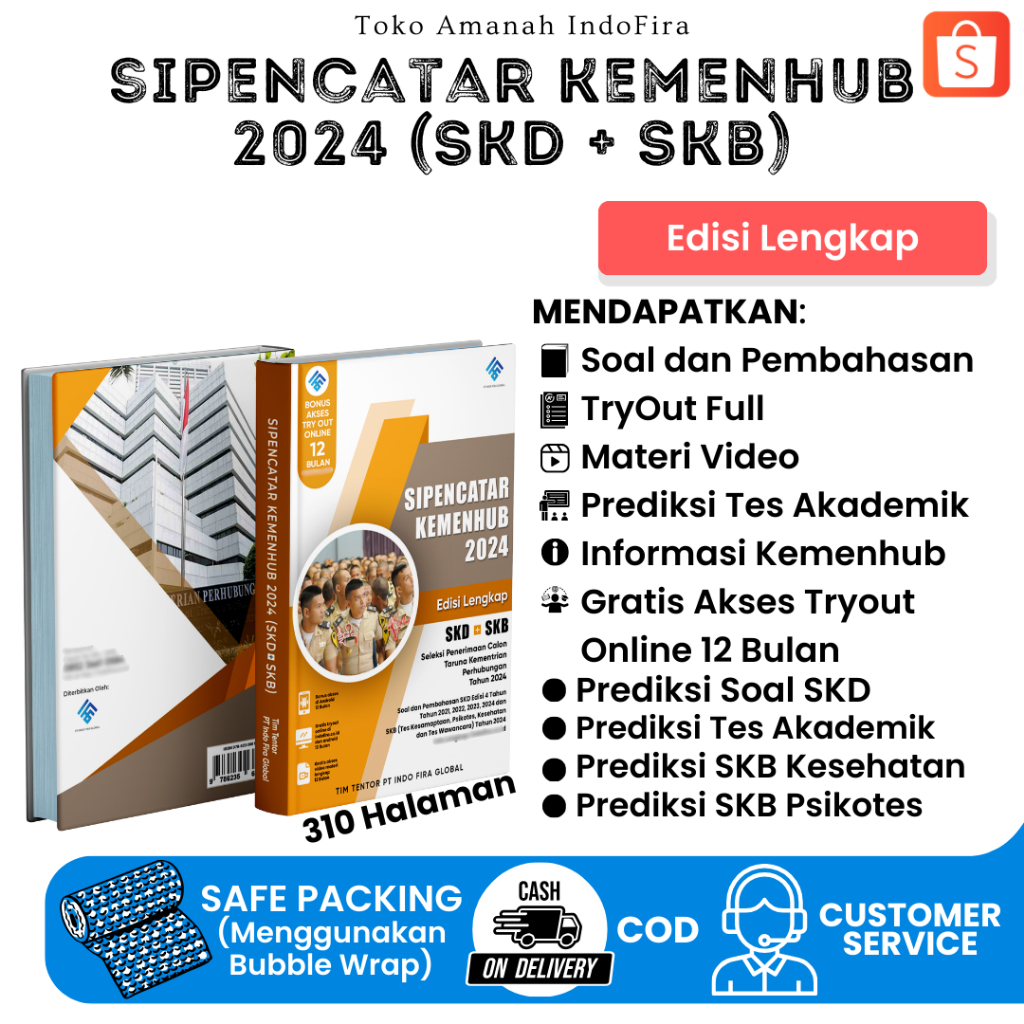 Jual Buku Terbaru SIPENCATAR KEMENHUB 2024 SKD + SKB (Edisi Lengkap ...