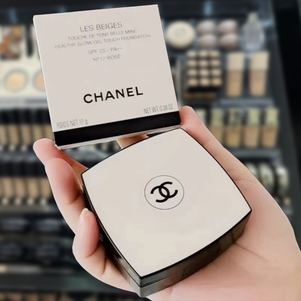 Jual CHANEL Les Beiges Cushion Healthy Glow Gel Touch Foundation SPF 25 ...