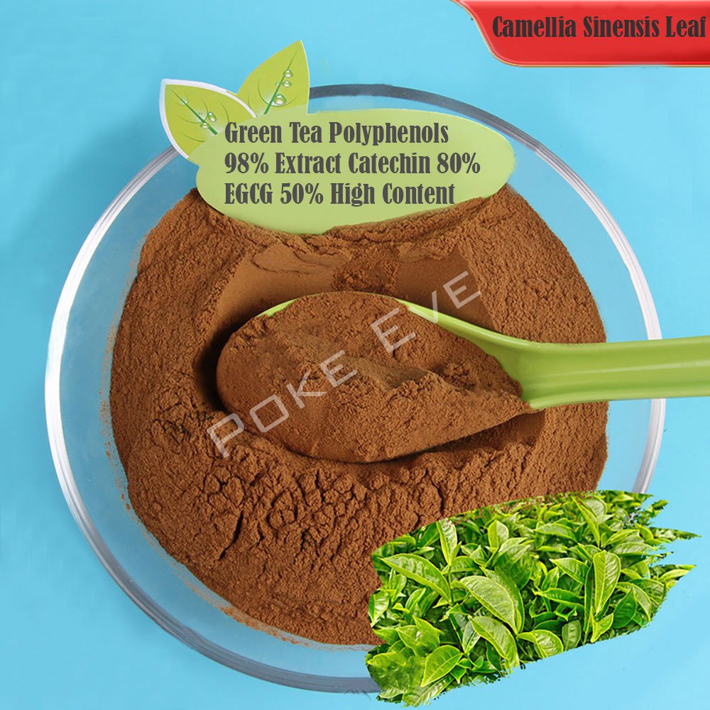 Jual Green Tea Extract Powder 98% Polyphenols/ 50% EGCG/ 80% Cathecin ... - Cancer Prevention Dog Food With Egcg And Green