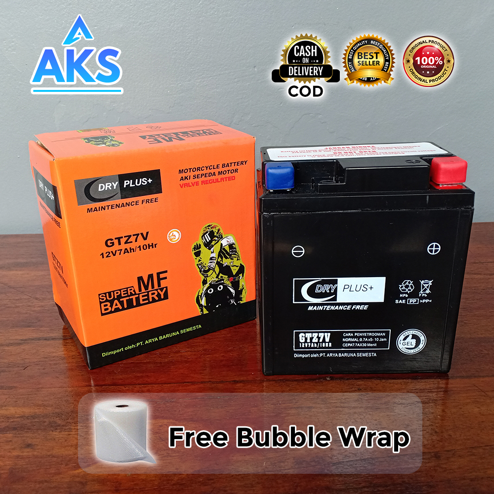 Jual Aki Motor Nmax 155, Nmax Old, Aerox 155, Lexi YTZ7V Aki Kering MF