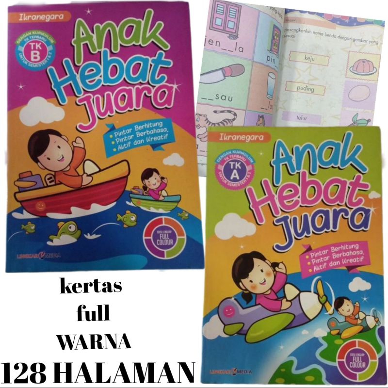 Jual anak hebat juara TK A TK B,pintar juara,belajar behitung &menebali ...