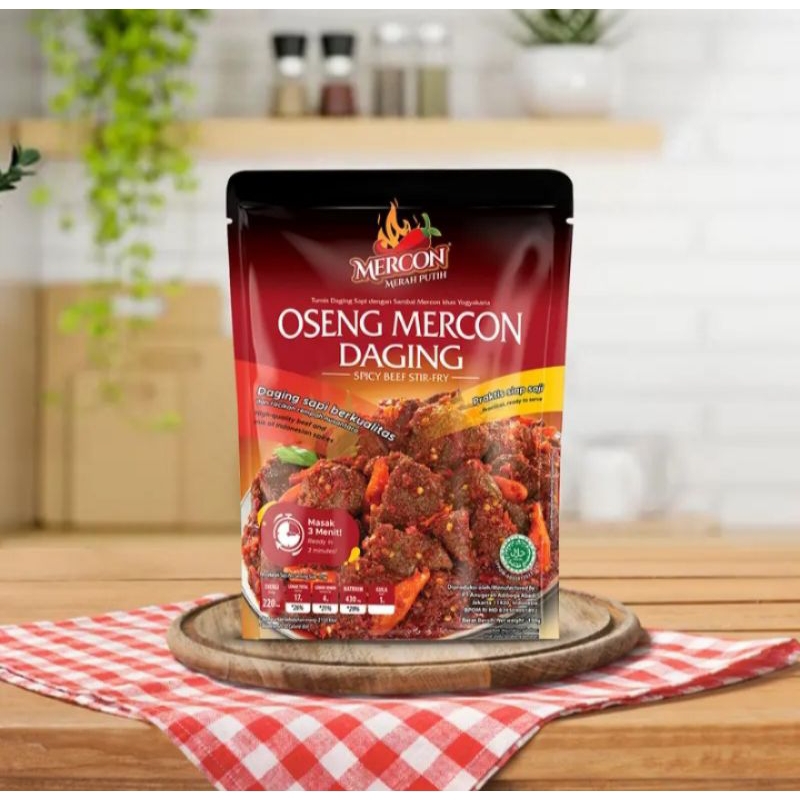 Jual Oseng Mercon Daging Merah Putih | Shopee Indonesia