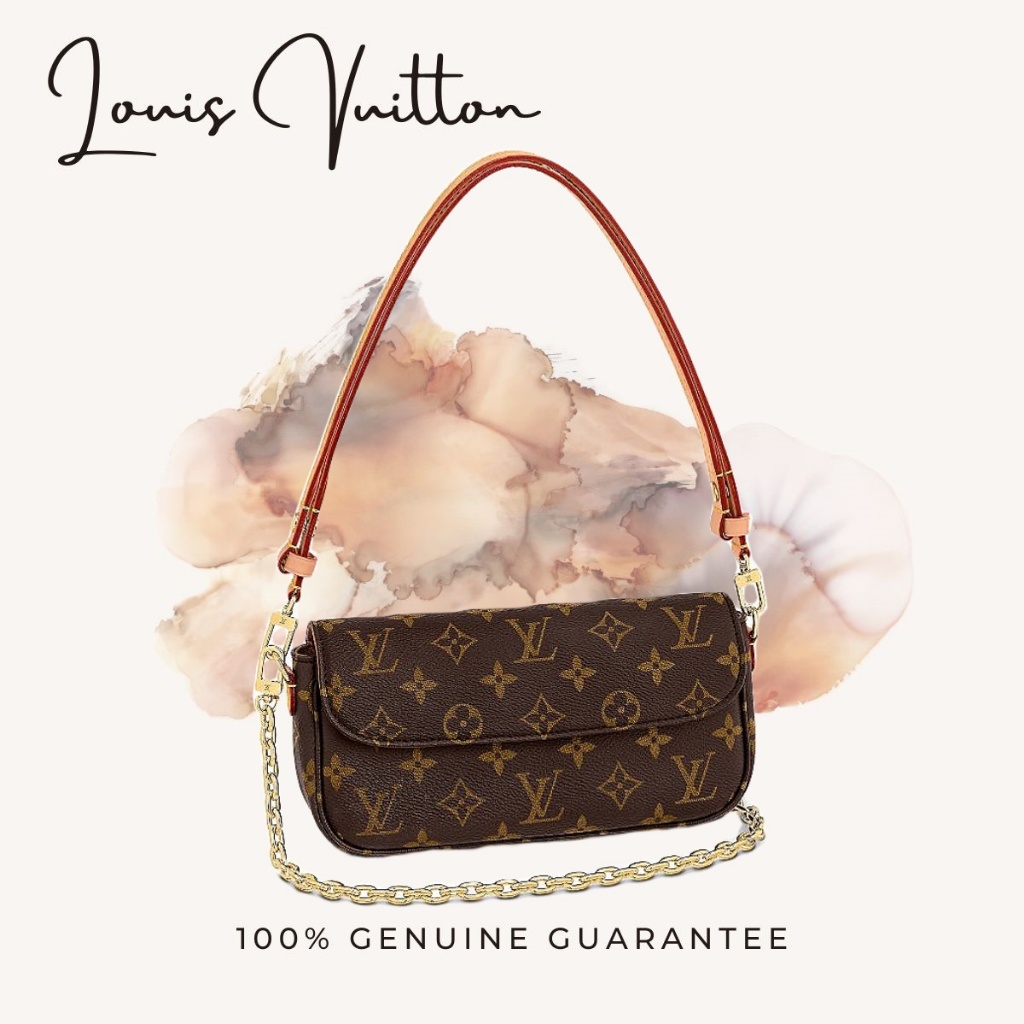 Jual Tas Wanita Impor LV /Louis Vuitton Baru Ivy Woc Klasik Presbiopia