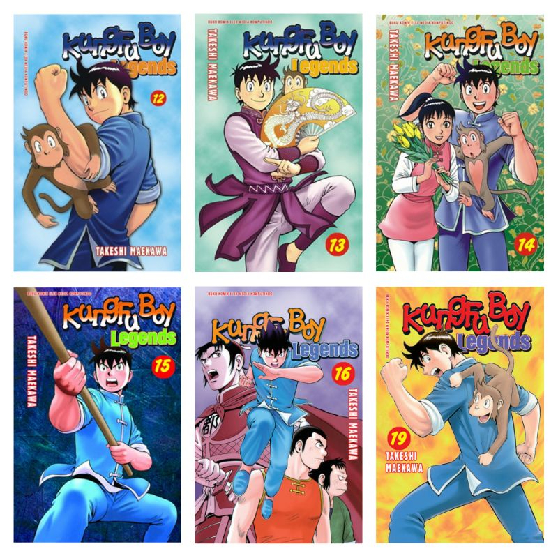 Jual Komik Kungfu Boy Legends Vol. 10 12 13 14 15 26 27 28 by Takeshi ...