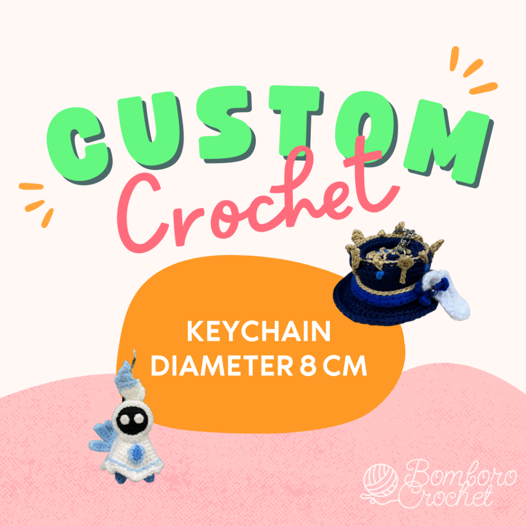 Jual [PRE ORDER] Custom Rajut Amigurumi Keychain/Gantungan Kunci ...