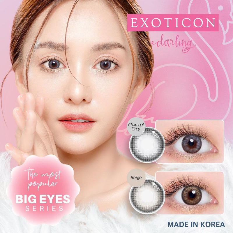 Jual Softlens X Darling Mm Big Eyes By Exoticon Softlens Warna Normal Shopee Indonesia