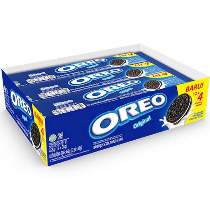 Jual Oreo Biskuit Original isi 12pcs/27,6gr | Shopee Indonesia