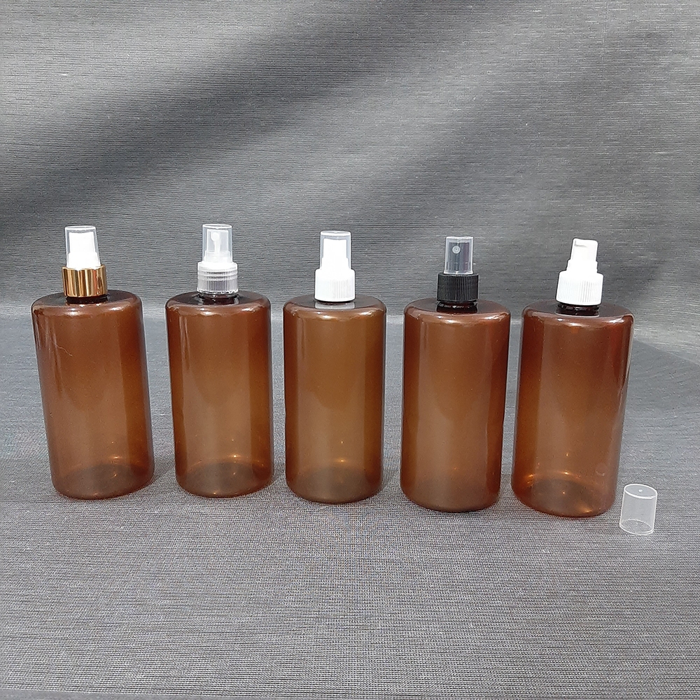 Jual Botol 500ml RF AMBER Spray Botol Spray Pump Treatment Botol Parfum ...