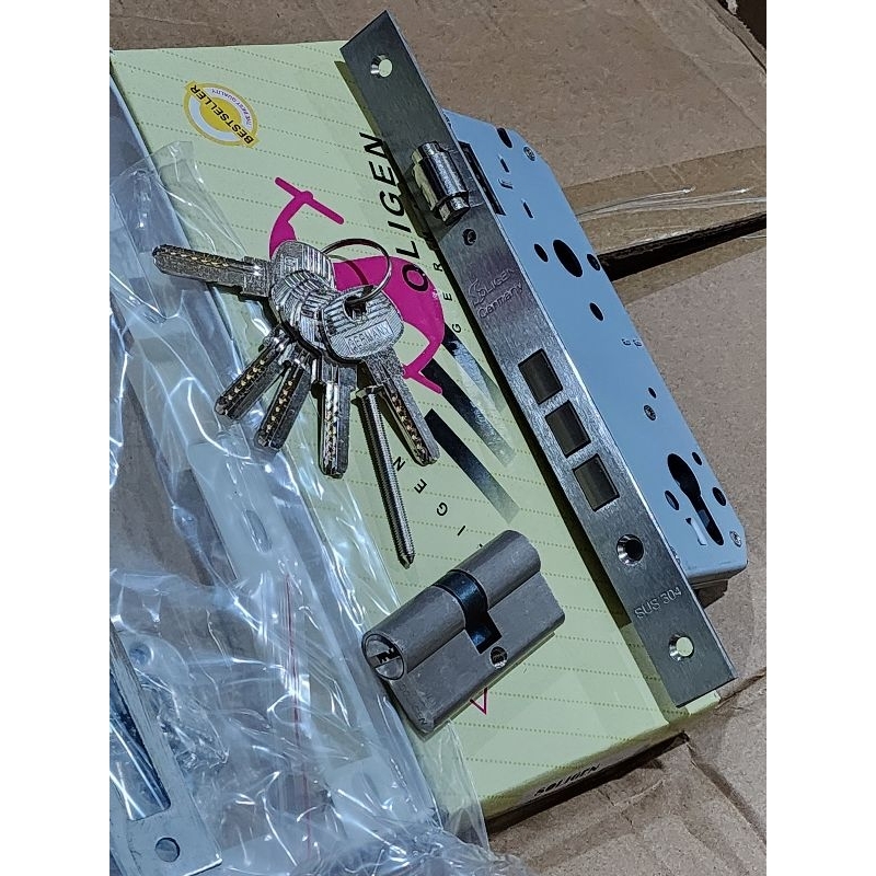 Jual Badan Kunci Pelor Soligen Stainless - Mortise Lock Case | Shopee ...