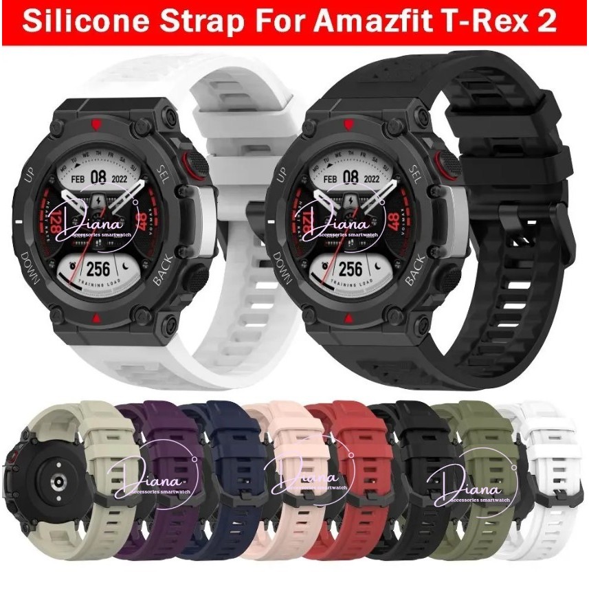 Jual Strap Huami Amazfit T-Rex Rubber Band Tali Jam Tangan Karet