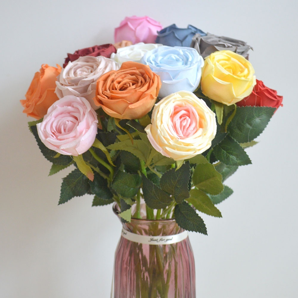 Jual [FlowerCrown] (FZ 07) Bunga Mawar Artificial Flower / Dekorasi