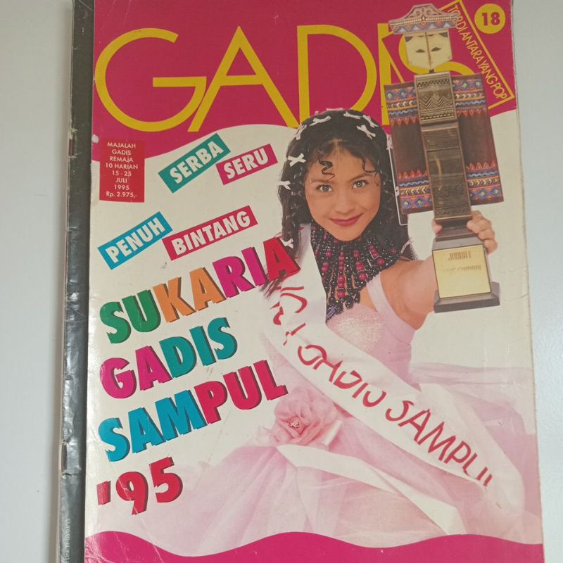 Regina Pingkan Saat Di Acara Gadis Sampul 1995