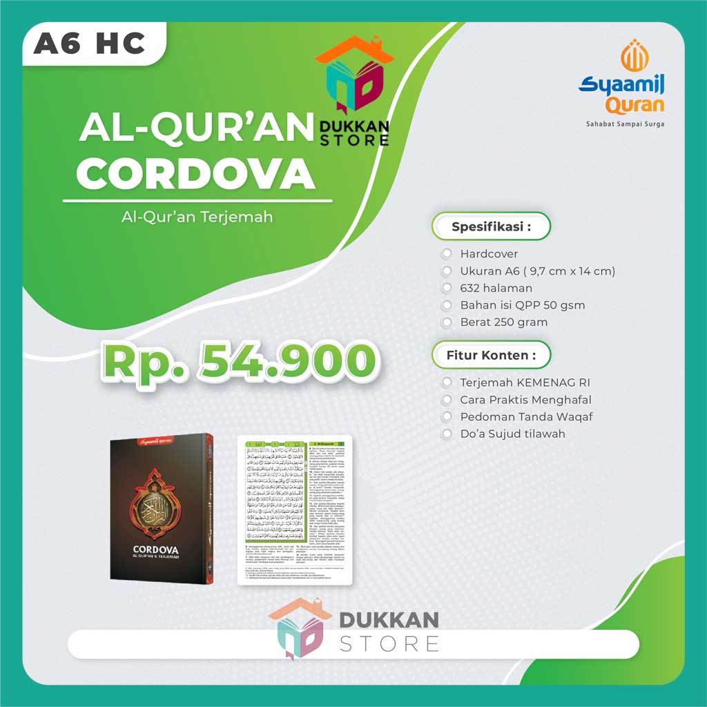 Jual Al Quran Terjemah A Hc Al Quran Cordova A Hc Syaamil Shopee