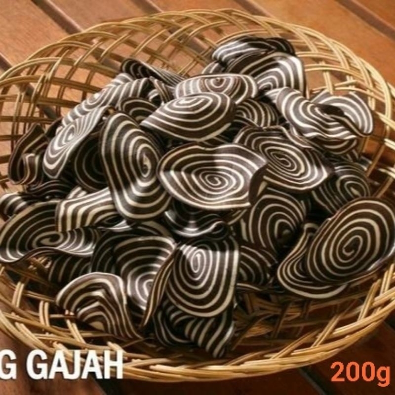 Jual Kue Kuping Gajah Makanan Tradisional Renyah Dan Enak | Shopee ...