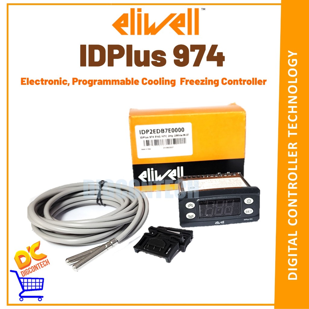 Jual Eliwell ID 974 Controller Thermostat Digital 230 volt | Shopee ...