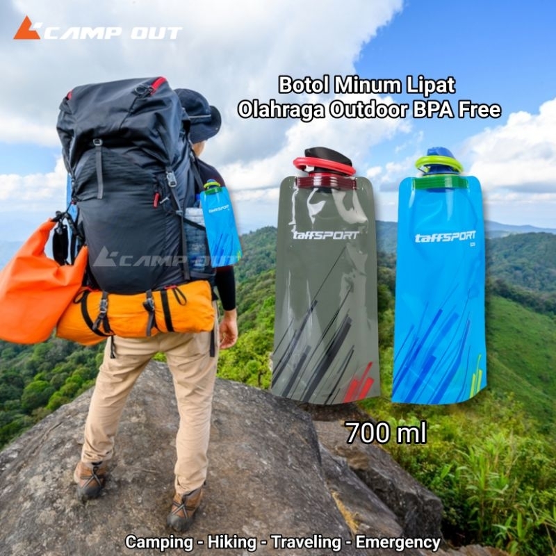 Jual Foldable Water Bottle Outdoor - Botol Minum Lipat Olahraga Camping ...