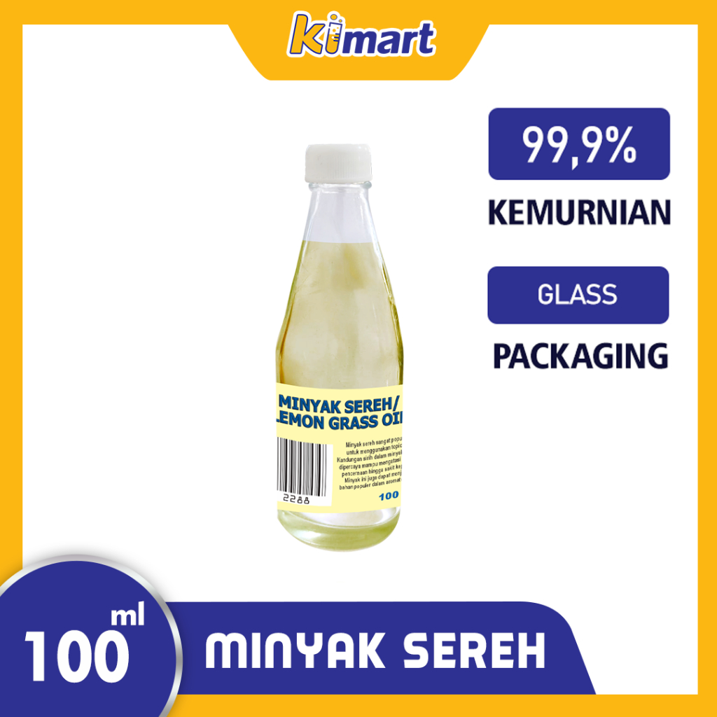 Jual Minyak Sereh Lemongrass Oil Essential Oil Sereh Murni 100% Kemasan ...