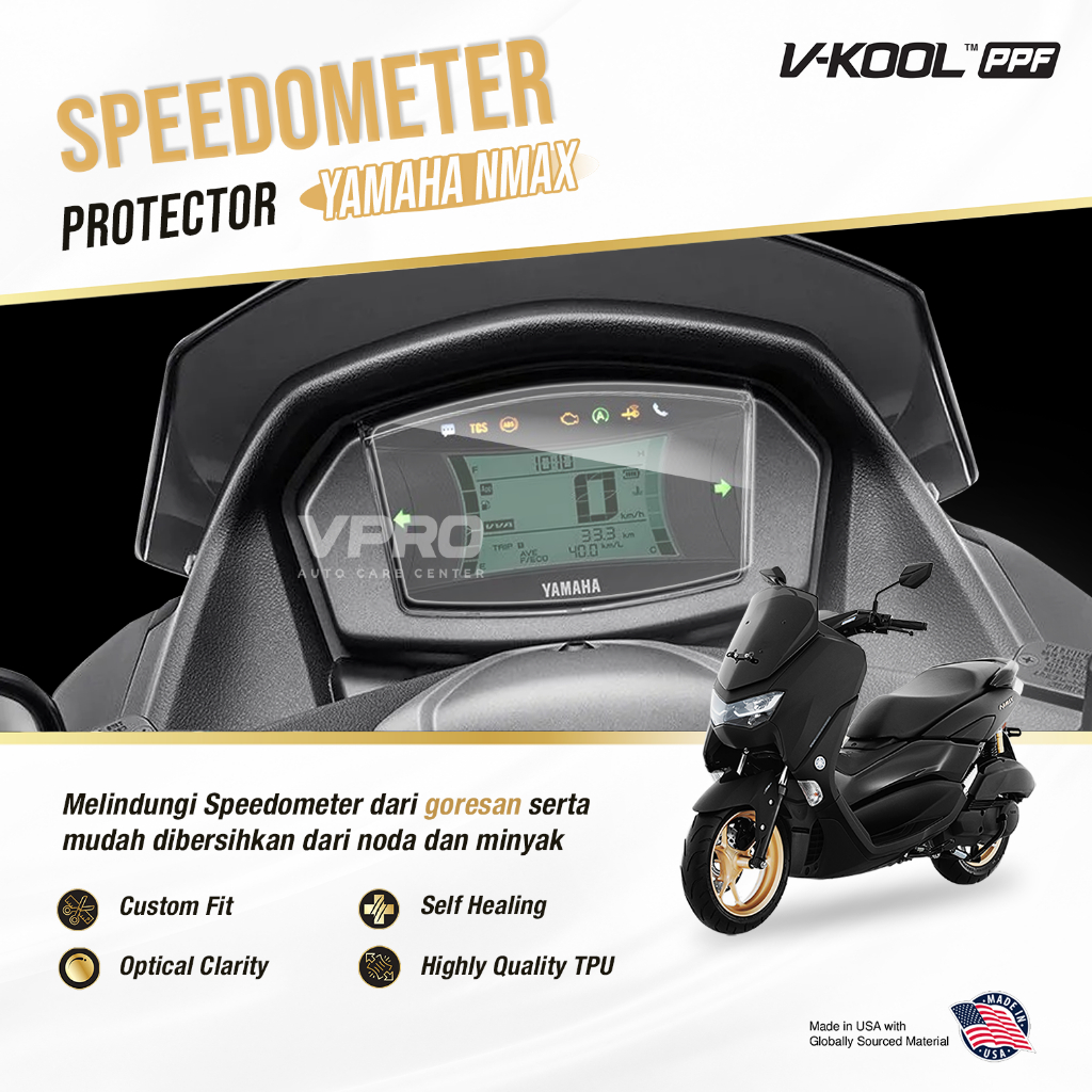 Jual VKOOL PPF Speedometer Motor Yamaha NMAX NEW (Speedo Kotak) | Anti ...