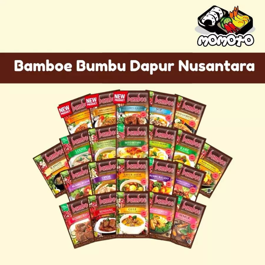 Koleksi lengkap bumbu bamboe all varian untuk masak praktis