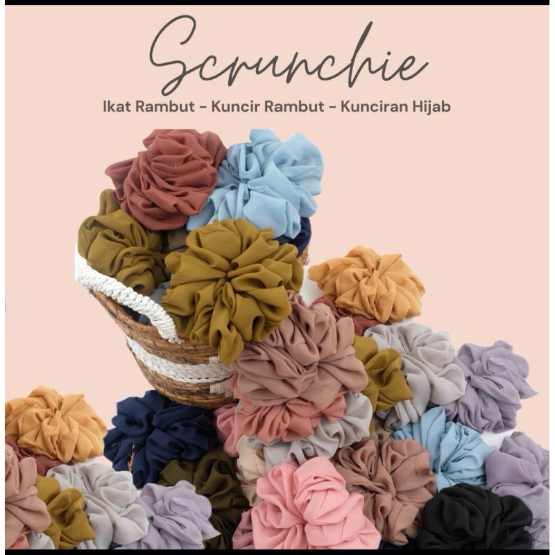 Jual Scrunchie , Scrunchies, Cepol, Cemol, Ikat Rambut, Kunciran Rambut ...