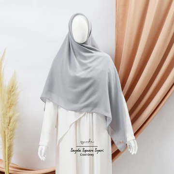 Ayunda By Junda Sayda Square Syari Voal Segi Empat Crochet 145x145 Cm