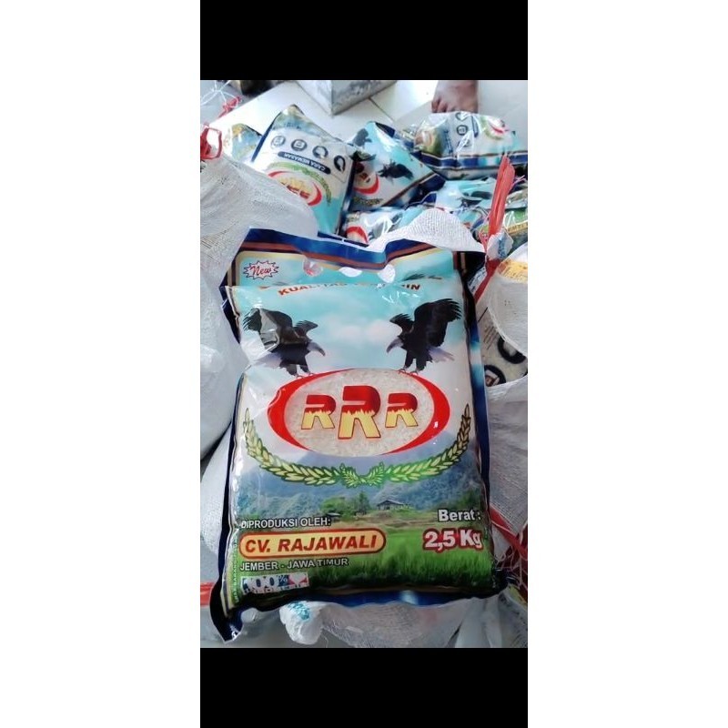 Jual Beras Putih Merak Rajawali R3 Biru 2,5kg | Shopee Indonesia