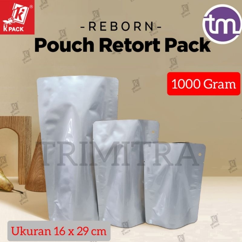 Jual STANDING POUCH 1000ML RETORT PACK RETORTPACK KEMASAN TAHAN PANAS ...