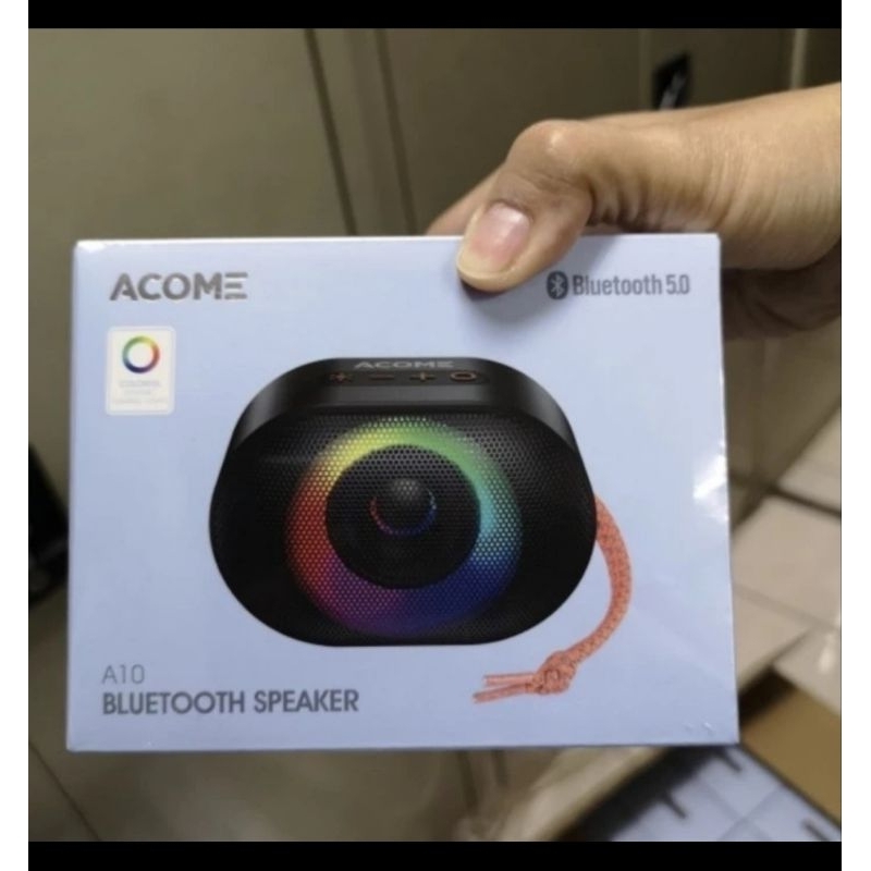 Jual speaker Bluetooth Acome A10 10W IPX6 V5.3 RGB Bass | Shopee Indonesia
