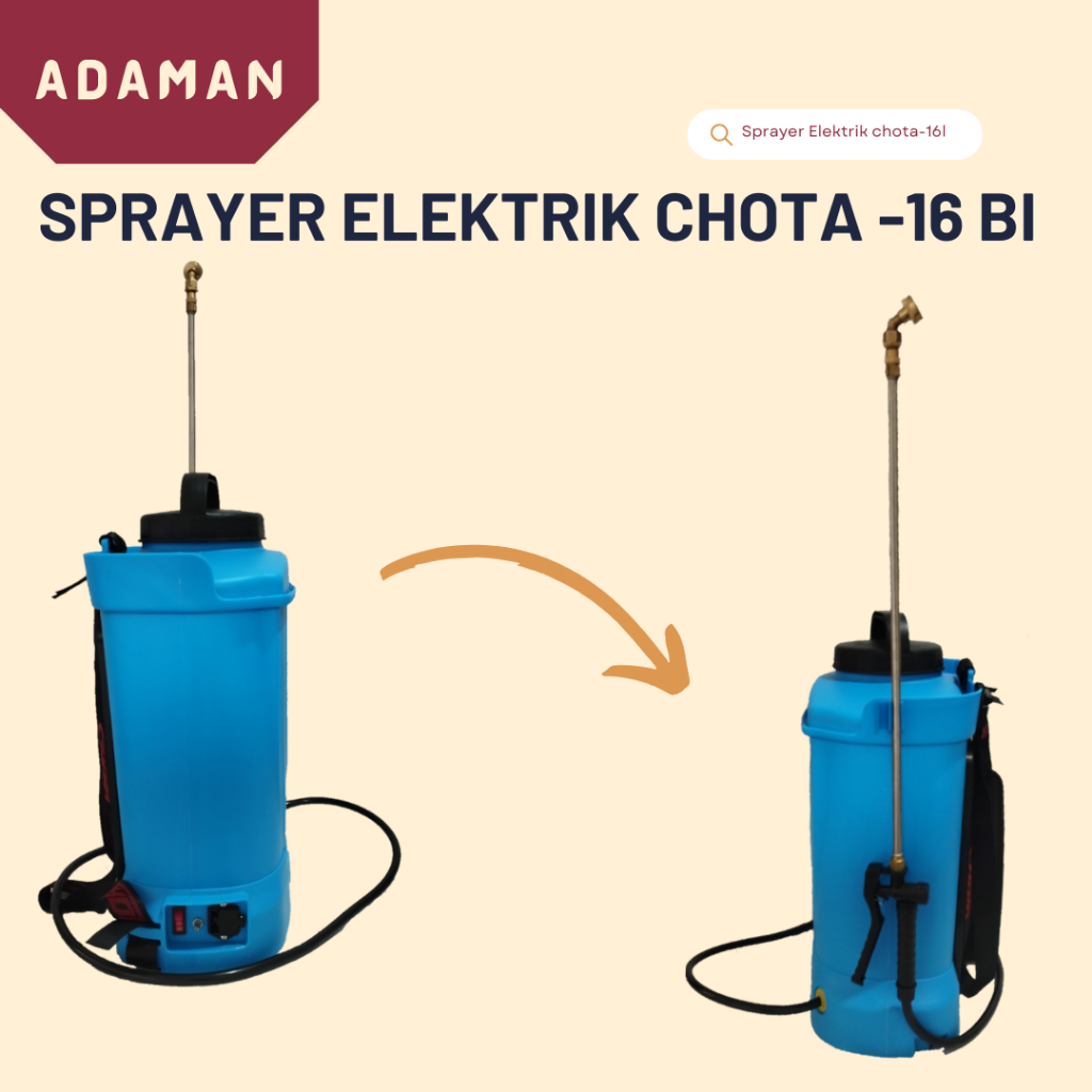Jual Sprayer tanki semprot kep Elektrik semprotan tanaman CHOTA 16 ...