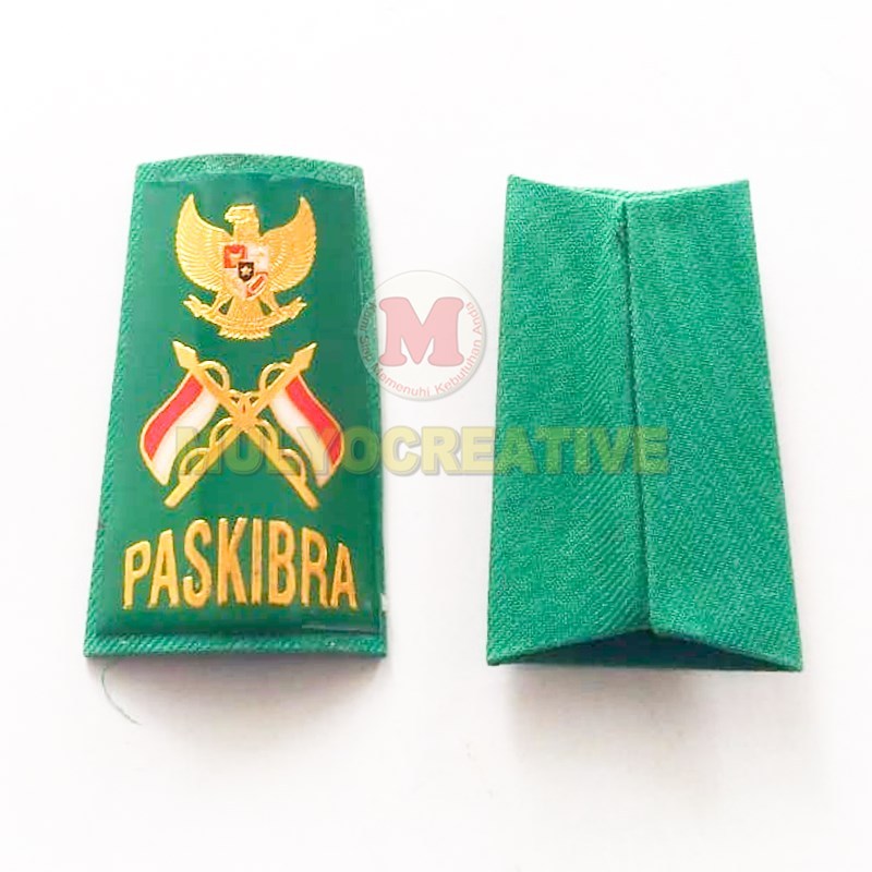 Jual Evolet Paskibra Evolet Paskibra Warna Hijau Logo Bendera Garuda