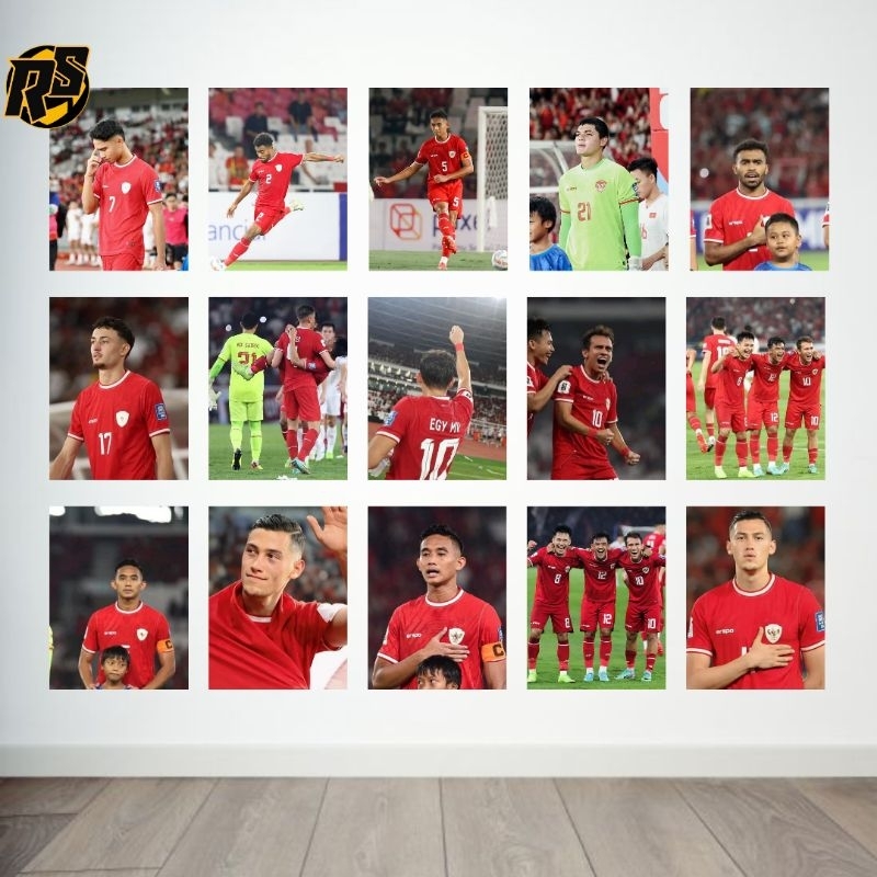 Jual Poster Timnas Indonesia Isi 15 pcs | Shopee Indonesia